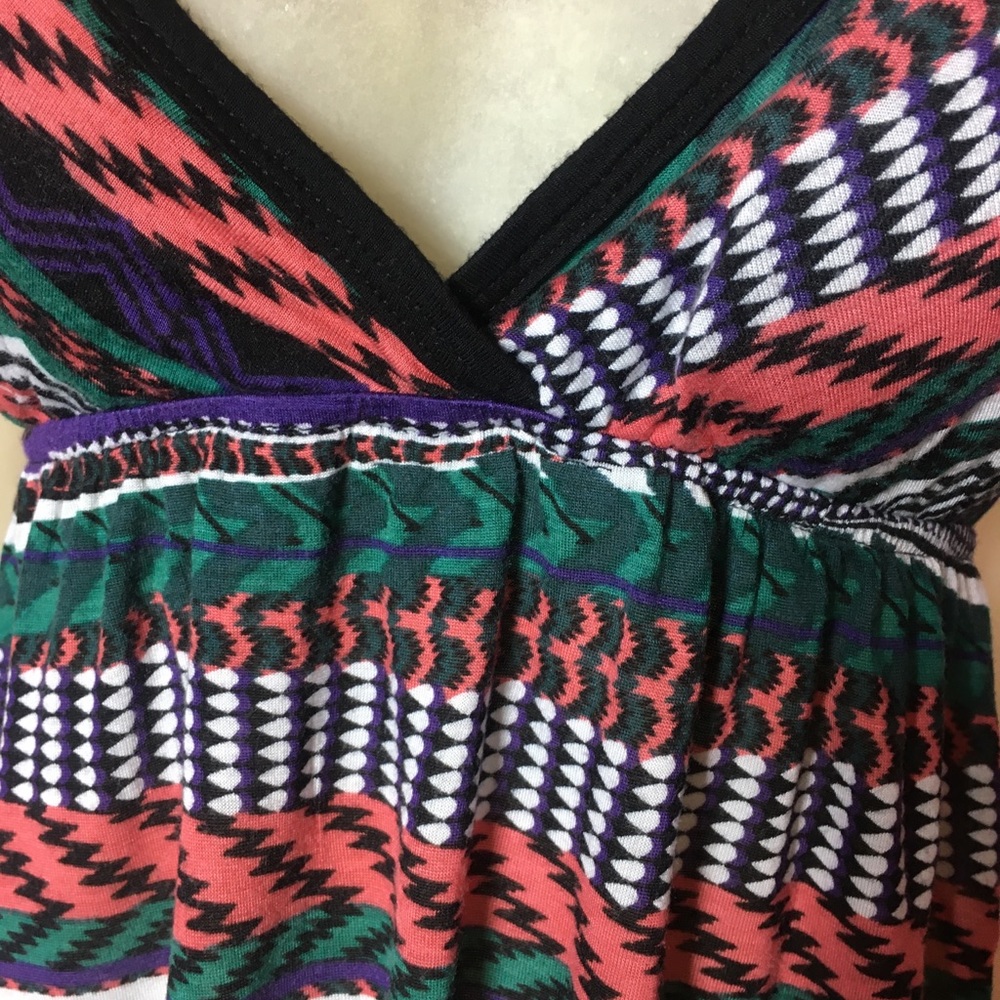 Aztec print Lace back. Racer back - Picture 2 of 6